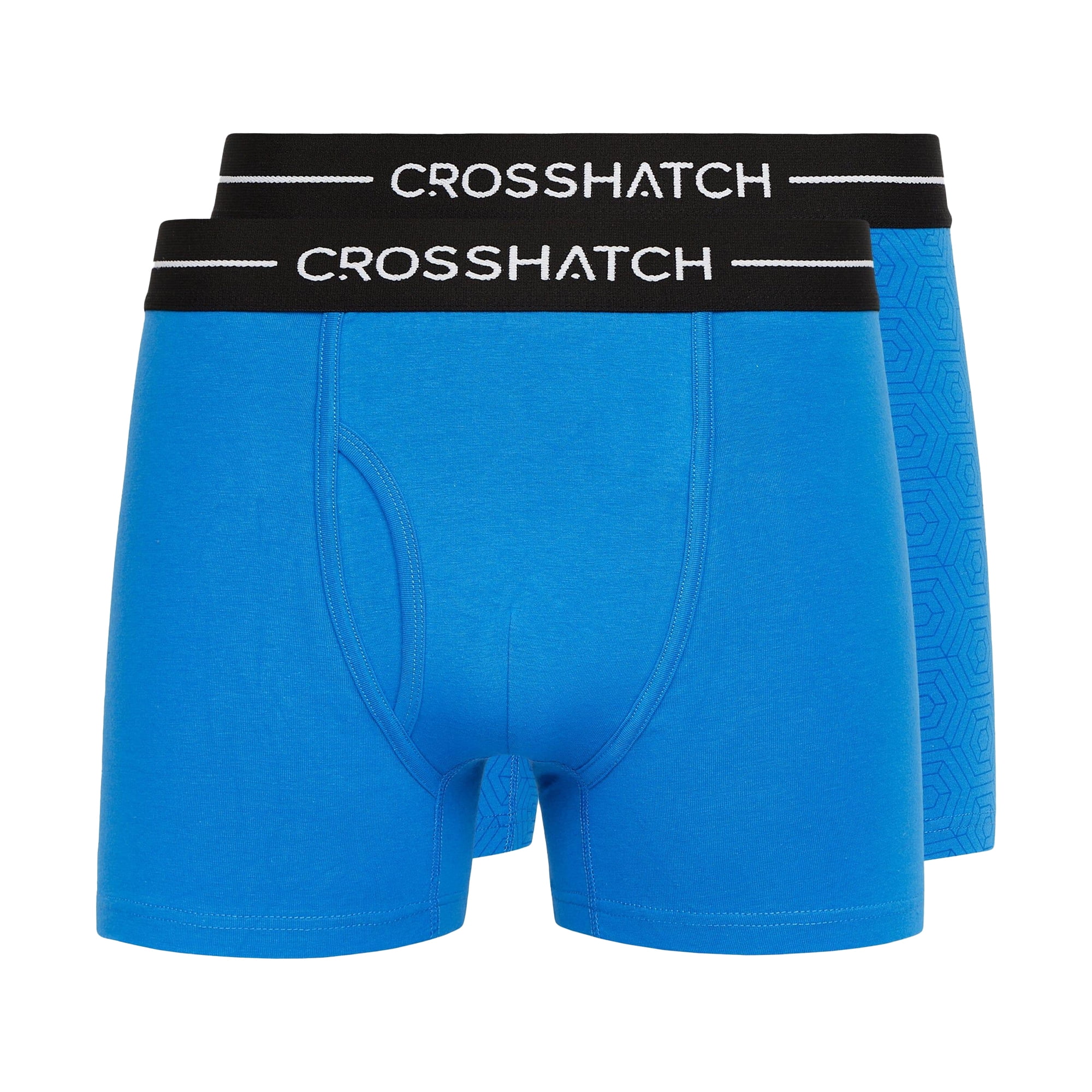 Crosshatch Mens Raxol Boxer Shorts (Pack of 2)