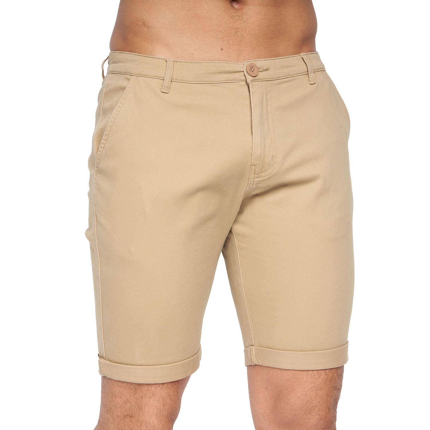 Crosshatch Pantaloncini Chino Uomo Sinwood Nero – Comfort E Stile Casual Con Vestibilità Elasticizzata