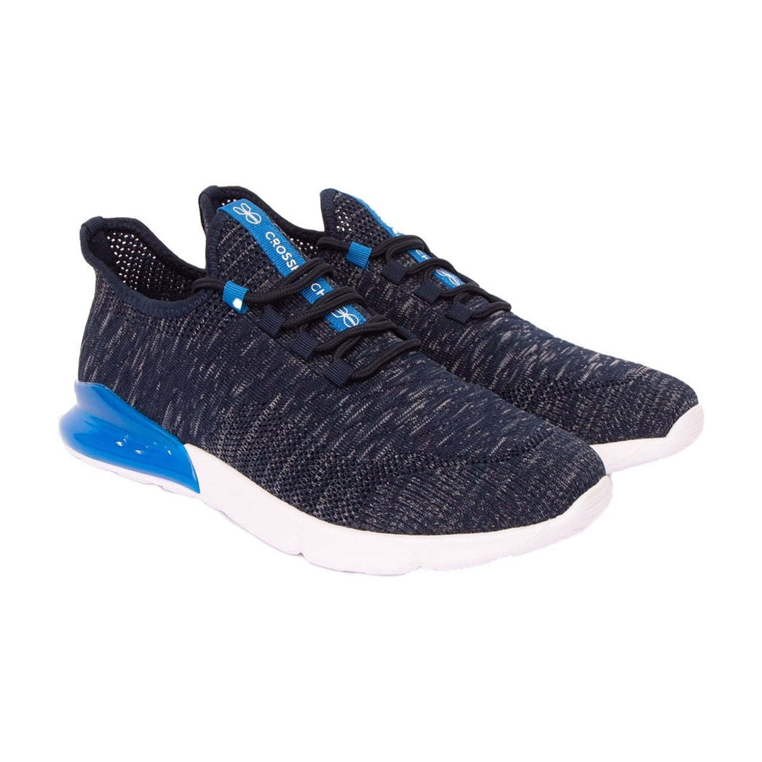 Crosshatch Men's Ramp MVE Sneakers In Green Camo - Low Cut Pull-On Sneakers With Padded Ankle