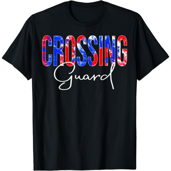 Crossing Guard Tie Dye Back To School women appreciation T-Shirt
