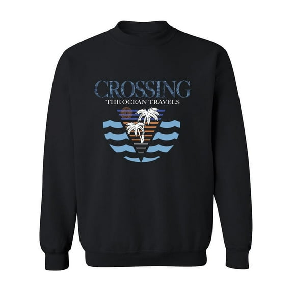 Crossing, The Ocean Travels Sweatshirt Men -Image by Shutterstock, Male Small