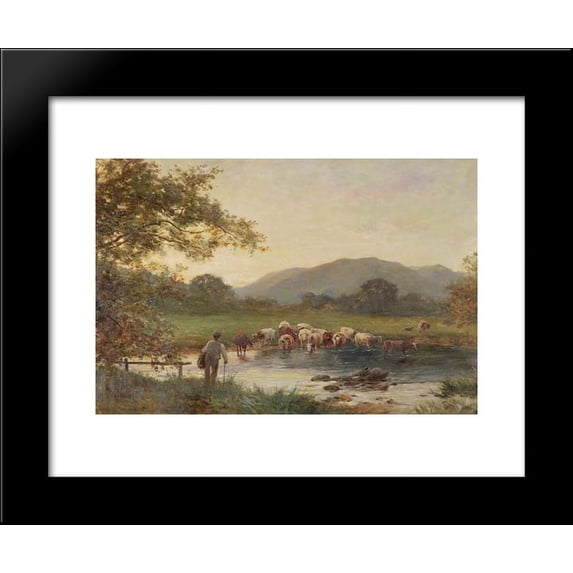 Crossing the Severn 20x24 Framed Art Print by David Bates