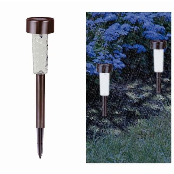 Crosslight K027-4 Bronze Solar Pathway Light, Pack of 4