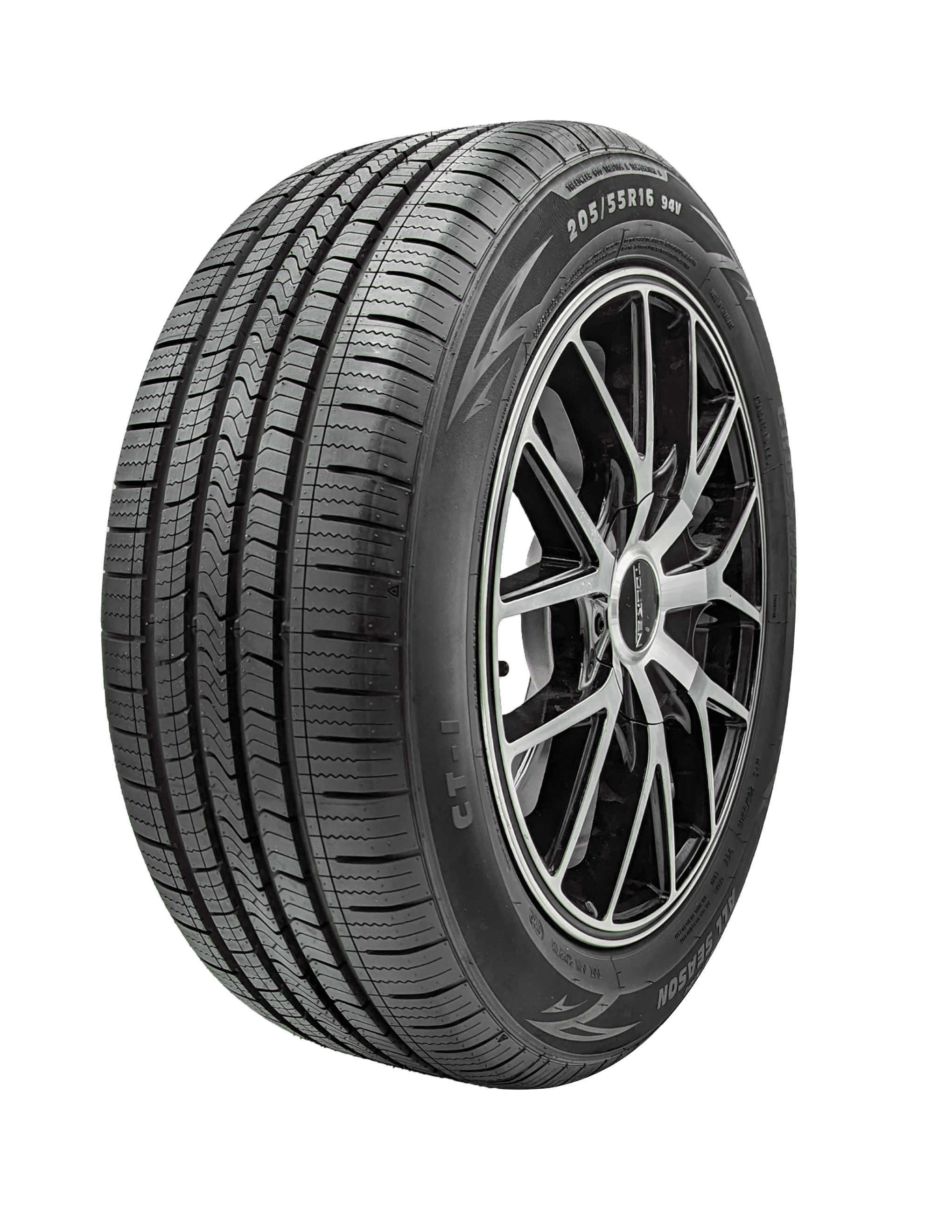 Crossmax 215/60R16 95V CT-1 All-Season Tire Fits: 2011-15 Chevrolet Cruze LT, 2012 Nissan Altima SL