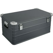 Crossover Aluminum Overland Storage, Trunk, Metal Cargo Case, Storage Box 147L X-Large, Gray