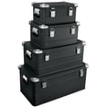 thumbnail image 1 of Crossover Aluminum Overland Storage, Trunk, Metal Cargo Case, Storage Box (4PC Combo, Black) 30L, 50L, 95, 147L, 1 of 7