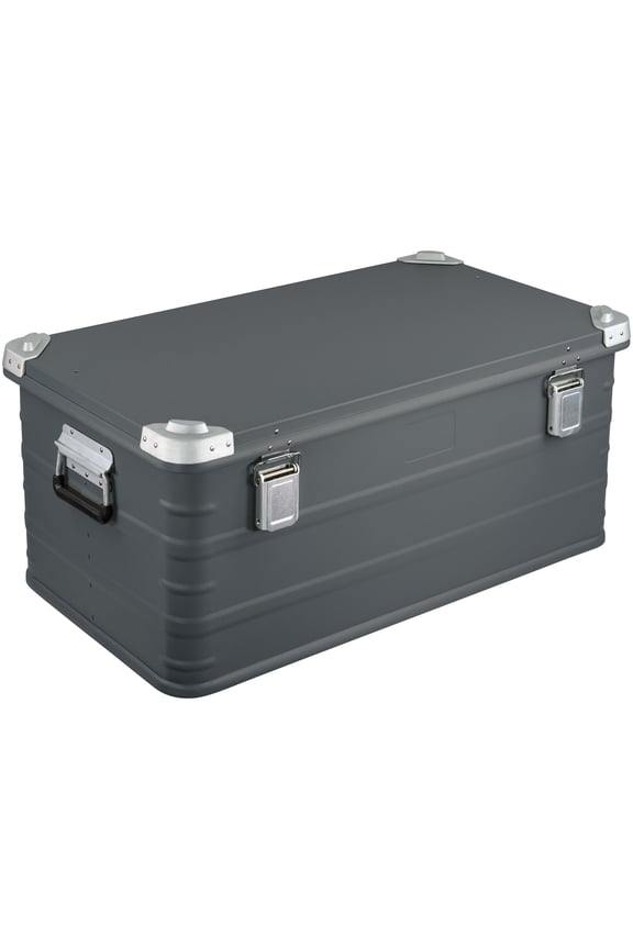Crossover Aluminum Overland Storage, Trunk, Metal Cargo Case, Storage Box (95L Large, Gray)