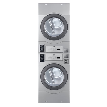 Crossover 2.0 by Wascomat 7-cu. ft. Coin Operated Electric Commercial Dryer Stacked Units, ELEC DRYER/DRYER STACK