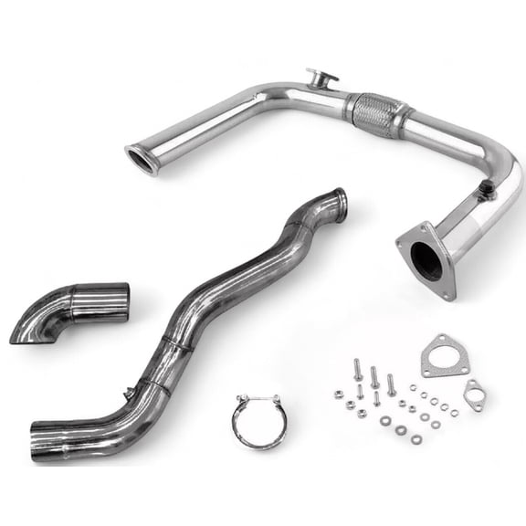 Crossover Exhaust Turbo Hotpart Pipe Kit Vortec 4.8 5.3 6.0 FOR Silverado Sierra
