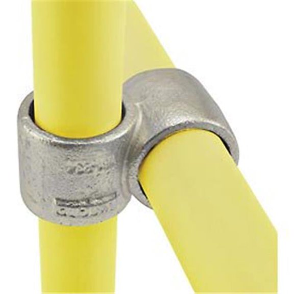 Crossover Pipe Fitting - Gray - 1 in. Dia - Durable Galvanized Iron