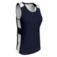 thumbnail image 1 of Crossover Reversible Basketball Jersey, Women's Small, Navy and White, 1 of 1