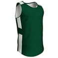 thumbnail image 1 of Crossover Reversible Basketball Jersey, Youth Small, Forest Green and White, 1 of 1
