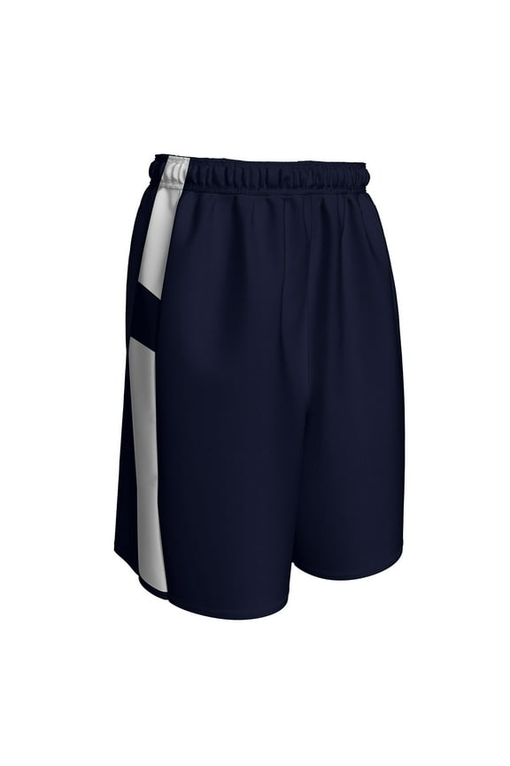 Crossover Reversible Basketball Shorts, Men's 2X-Large, Navy and White