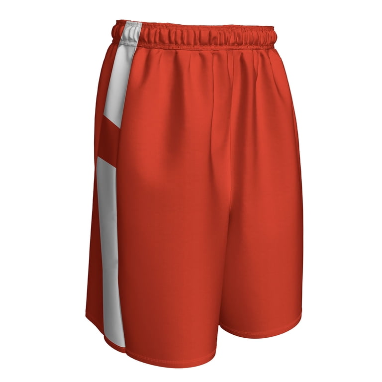 Crossover Reversible Basketball Shorts, Men's 2X-Large, Orange and