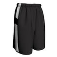 thumbnail image 1 of Crossover Reversible Basketball Shorts, Men's Large, Black and White, 1 of 1