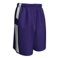 thumbnail image 1 of Crossover Reversible Basketball Shorts, Youth Large, Purple and White, 1 of 1