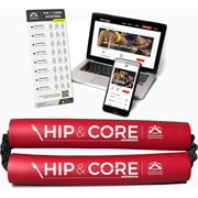 Crossover Symmetry Hip & Core System - Loop Resistance Home Workout Bands to Stretch and Strengthen Legs, Butt, Hips, Thighs and Glutes, Includes Online Exercise & Training Guide - Medium