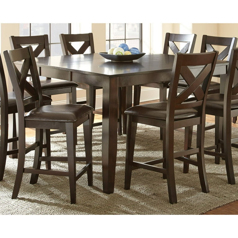 Dark espresso discount dining room set