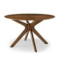 thumbnail image 1 of Modway Crossroads 47" Round Wood Dining Table in Walnut, 1 of 8