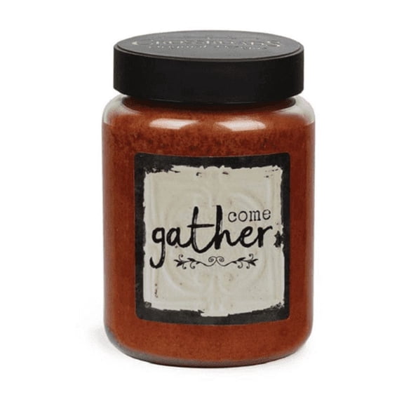 Crossroads BMS-20023 Come Gather Buttered Maple Syrup Jar Candle, 26 oz