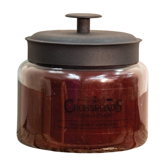 Crossroads 48 oz Buttered Maple Syrup Jar Candle – Hand-Poured, Long-Lasting Red Home Fragrance