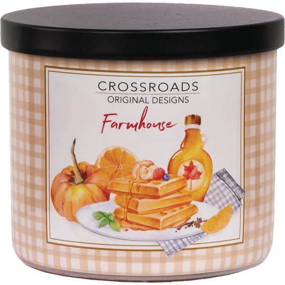 Crossroads Original Designs 15 Oz. Wrapped Jar Candle - Single Pack
