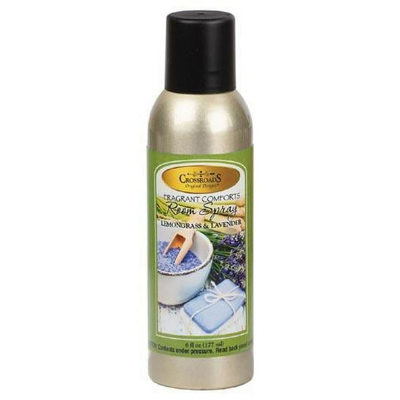 Crossroads Original Designs 271409 6 oz Lemongrass & Lavender Room Spray
