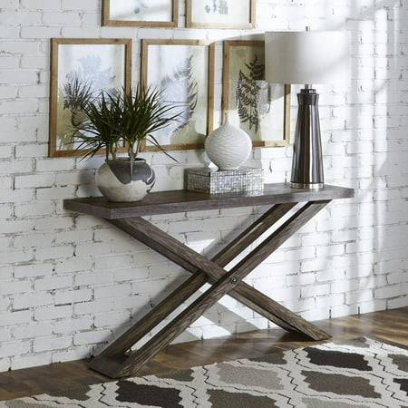 Crossroads Sofa Table - Russet Brown