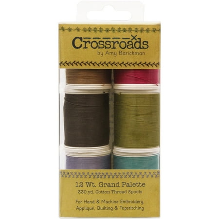 Sulky, Designer Crossroads Denim 6 Spool Thread Kit (330yds)