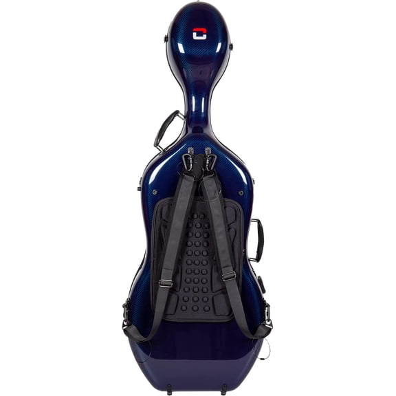 Crossrock 100% Carbon Fiber Case fits 4/4 Full-Size Cello, 7 Lb Lightweight