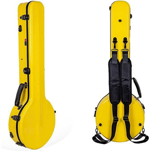 Crossrock 11 inches Open-back Banjo Case, Old Time 5 String Clawhammer Banjo