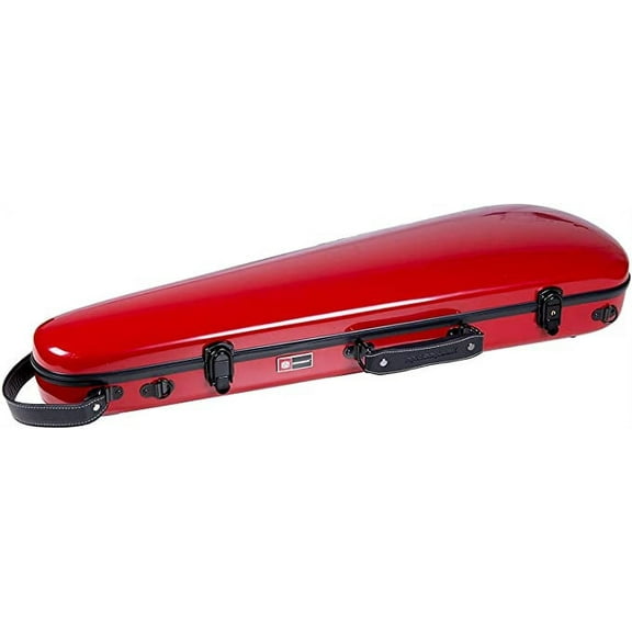 Crossrock 4/4 Size Violin Fiberglass Case with High Quality Velvet Lining