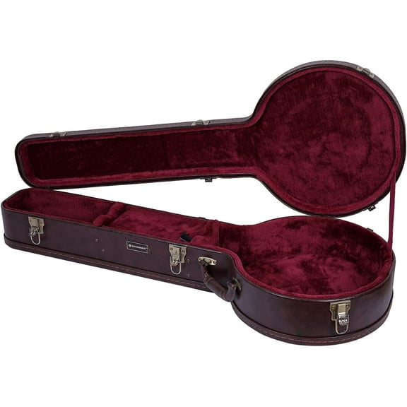 Crossrock 5 String Resonator Banjo Hard Case Multi-layer Wood Hardshell 3 colors