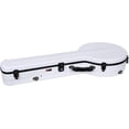 thumbnail image 1 of Crossrock 5 Strings Resonator Banjo Case, Fiberglass Hard Shell with Backpack, 1 of 6