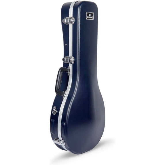 Crossrock A-style Mandolin Sturdy Hard Case with Backpack Straps, ABS Molded