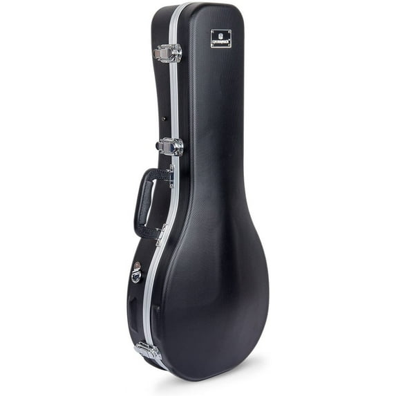 Crossrock A-style Mandolin Sturdy Hard Case with Backpack Straps, ABS Molded