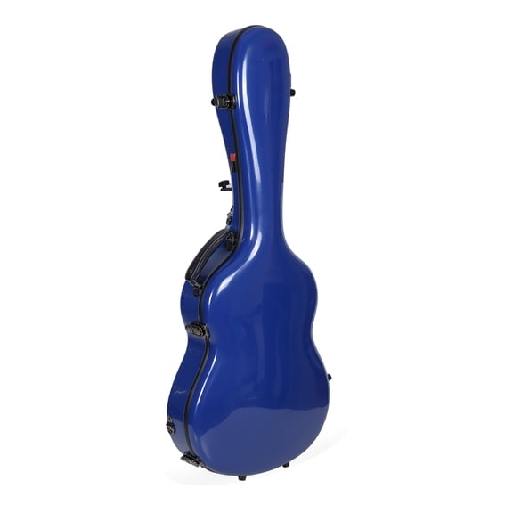 Crossrock Acoustic Classical Guitar Case, 4/4 Full Size, Deluxe Fiberglass Shell