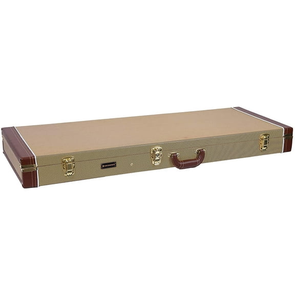 Crossrock Deluxe Hardshell Electric Guitar Case for Fender Jazzmaster/Jaguar Style