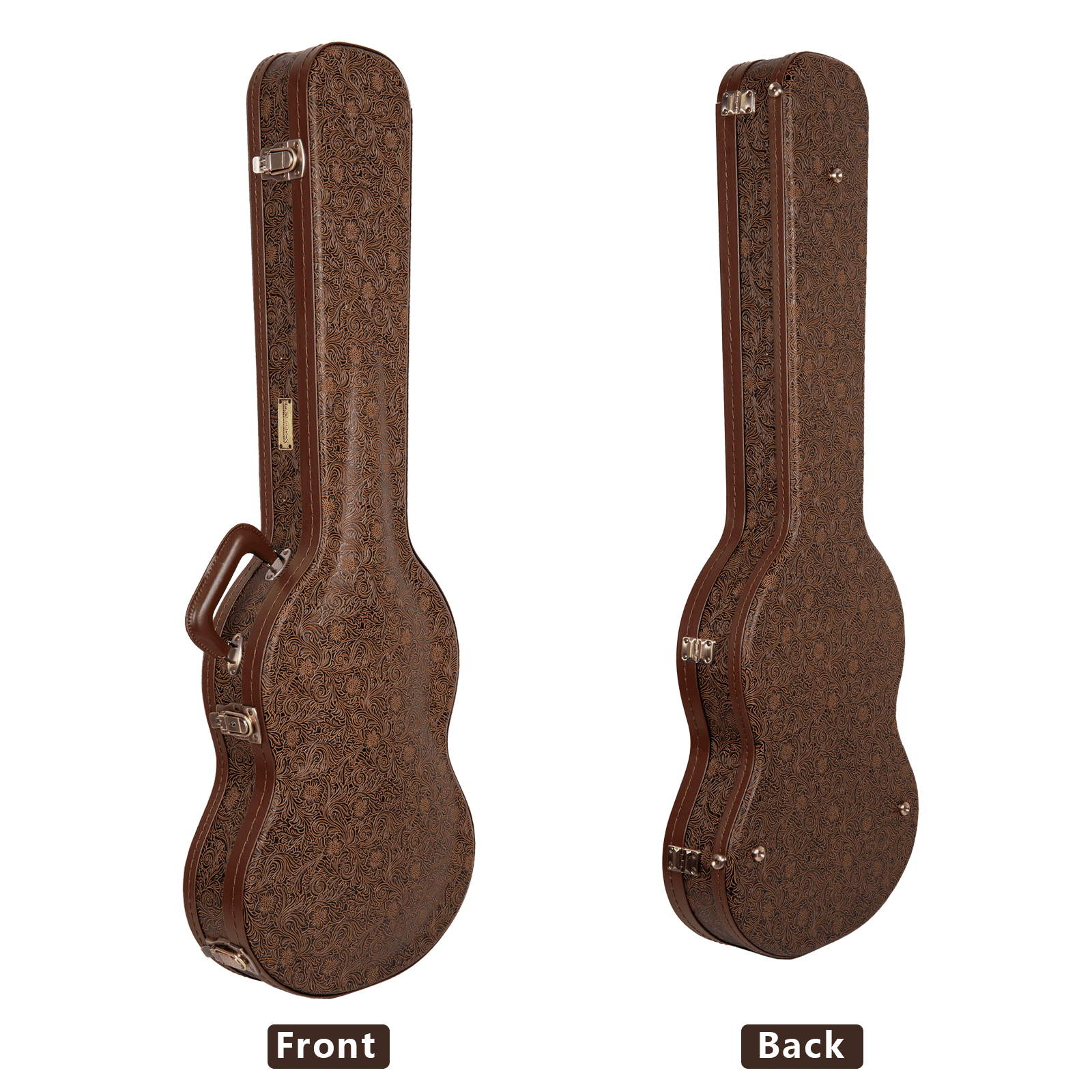 Crossrock Designer Wooden Case For Gibson SG Electric Guitars - Security Lock Case With Storage Space