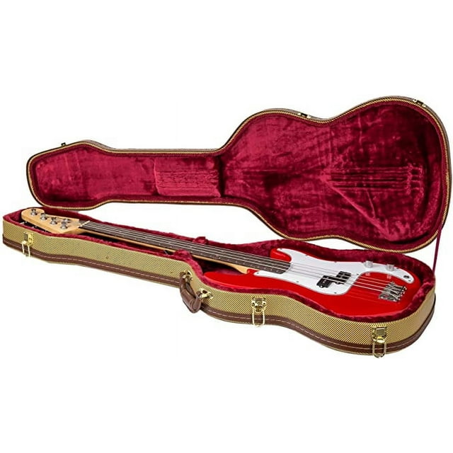 Crossrock Electric Bass Guitar Hard Case for Fender Precision Bass Body