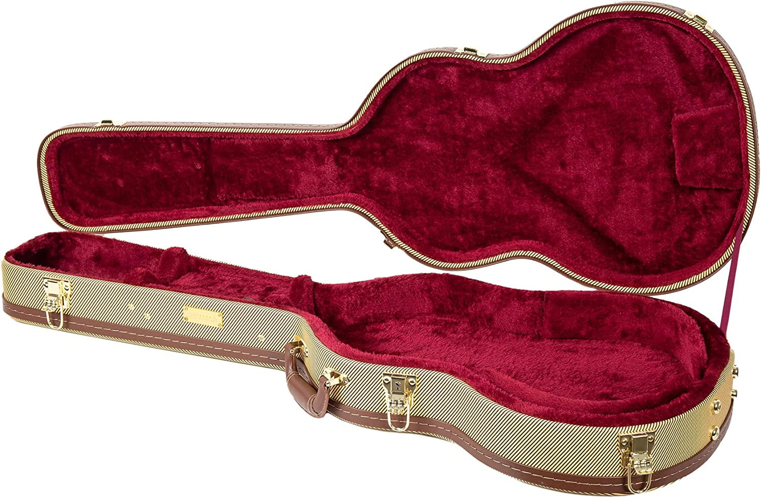 Crossrock Electric Guitar Case Fits PRS SE Standard solid body Guitar, Right-hand