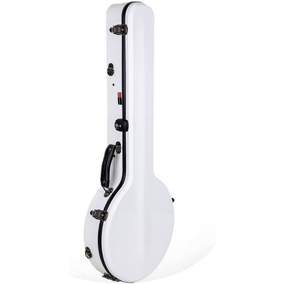 Crossrock Fiberglass 5 Strings Open Back Banjo Hard Case for 11~12.5 inches