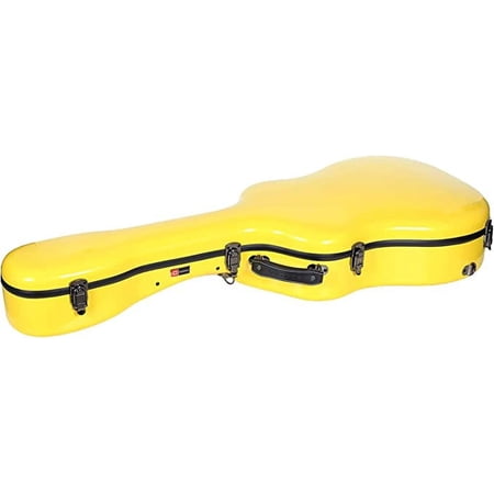 Crossrock Fiberglass Case For Acoustic Dreadnought Guitar