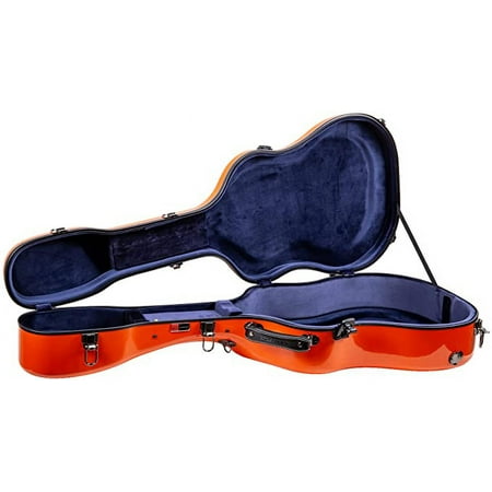Crossrock Fiberglass Case For Acoustic Dreadnought Guitar