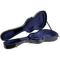 Crossrock Fiberglass Case fits 12-fret OM/00 body Guitar,Lightweight Flight Case