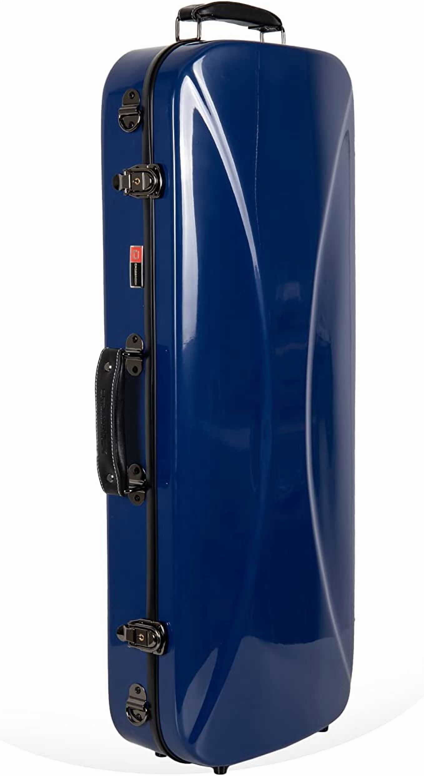 Crossrock Fiberglass Double Case for Two Full-Size Violins with TSA Lock
