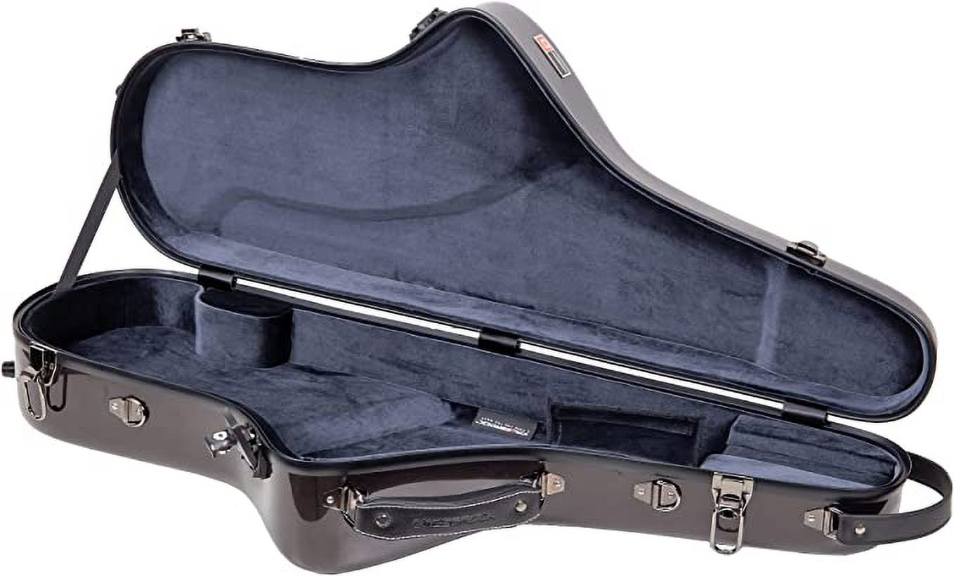 Crossrock Fiberglass Tenor Saxophone CaseIncludes Accessory Pocket
