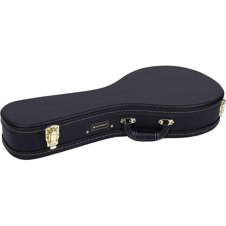 Crossrock Hard Shell Case for A-Style Mandolin in Black(CRW620MABK