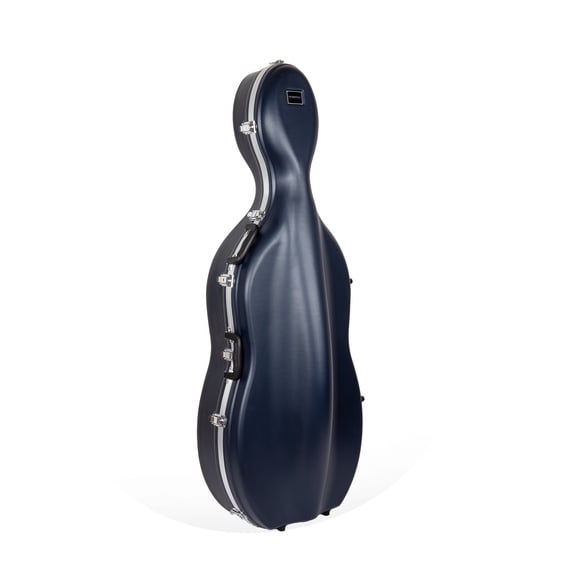 Crossrock Strong Hard Cello Case 4/4 ABS Composite Material with Two Wheels