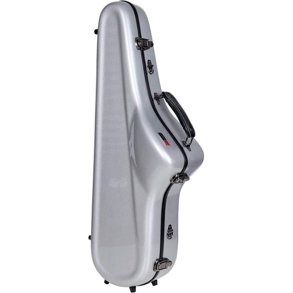 Crossrock Tenor Saxophone Fiberglass Case with Backpack Straps, Deluxe Tenor Sax Hard Case